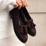 Rosemary Brown Faux Suede Loafers