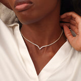 Evermore Gold Tennis Necklace
