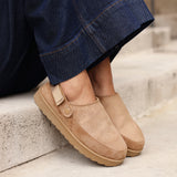 Teddy Chestnut Faux Fur Clogs