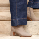 Cove Mocha Faux Suede Ankle Boots