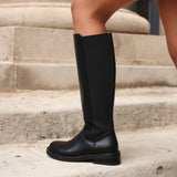 League Black Long Boots