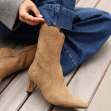 Calabasas Sand Western Heeled Boots