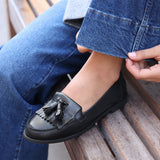 Rosemary Black Nappa Loafers