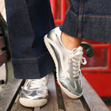 Flash Silver Trainers
