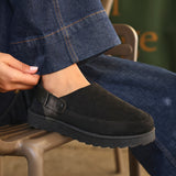 Teddy Black Faux Fur Clogs