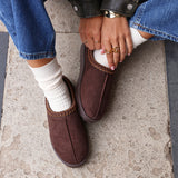 Tammy Brown Faux Suede Slippers