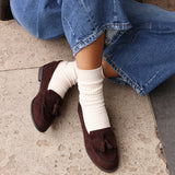 Rosemary Brown Faux Suede Loafers