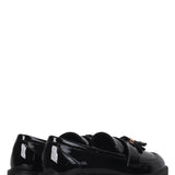 Naomi Wide Fit Black Patent Loafers