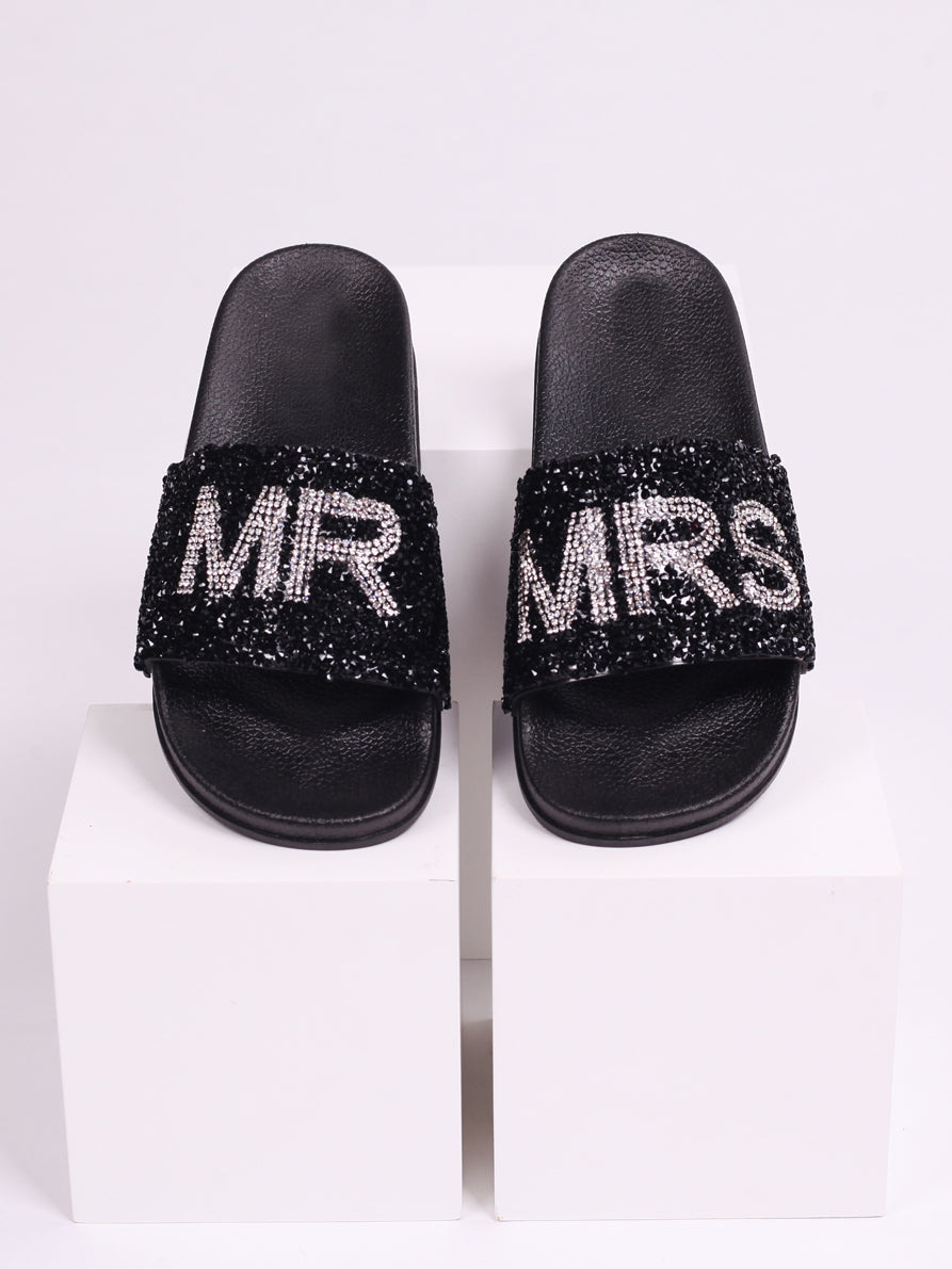 Joyous Mr & Mrs Diamante Sliders