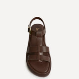 Adventure Brown Gladiator Flat Sandals