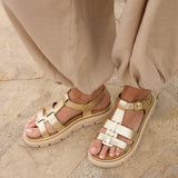 Adventure Gold Gladiator Flat Sandals