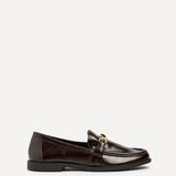 Affluent Brown Faux Leather Loafers