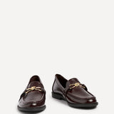 Affluent Burgundy Faux Leather Loafers