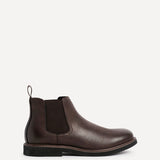 Alessandro Mens Brown Faux Leather Chelsea Boots