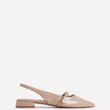 Align Nude Faux Leather Ballet Flats