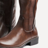 Alma Brown Long Riding Boots