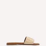 Aloha Beige Beaded Sandals