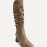 Alpine Mocha Long Heeled Boots