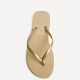 Aluna Gold Flip Flops