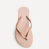 Aluna Rose Gold Flip Flops