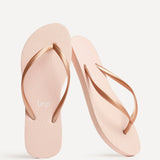 Aluna Rose Gold Flip Flops