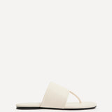 Amara Ivory Flat Sandals