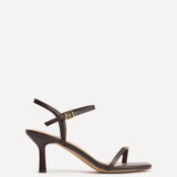 Amira Brown Heeled Sandals