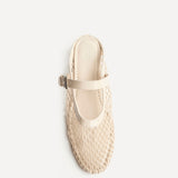 Anessa Nude Mesh Mules