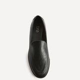 Anthem Black Faux Leather Loafers