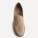 Anthem Taupe Suede Leather Loafers