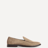 Anthem Taupe Suede Leather Loafers