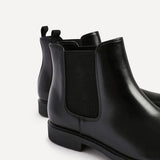 Antonio Mens Black Faux Leather Chelsea Boots