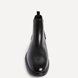 Antonio Mens Black Faux Leather Chelsea Boots