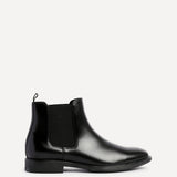 Antonio Mens Black Faux Leather Chelsea Boots