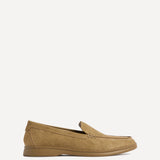 Apparel Beige Suede Leather Loafers