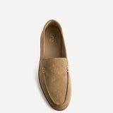 Apparel Beige Suede Leather Loafers