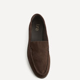 Apparel Brown Suede Leather Loafers