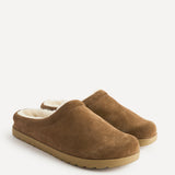 Aspen Tan Suede Leather Slipper Shoes