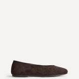 Astra Wide Fit Brown Ballet Flats