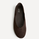 Astra Wide Fit Brown Ballet Flats