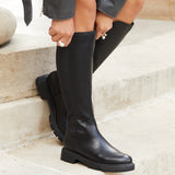 Atlas Black Long Riding Boots