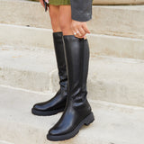 Atlas Black Long Riding Boots