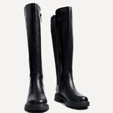 Atlas Black Long Riding Boots