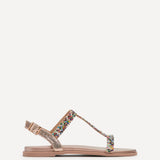 Aubrey Multi Coloured T-Bar Sandals
