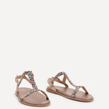 Aubrey Multi Coloured T-Bar Sandals