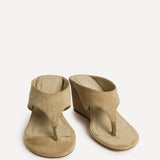 Avalon Sand Toe Post Wedge Sandals