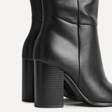Avery Black High Leg Boots