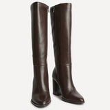 Avery Brown High Leg Boots