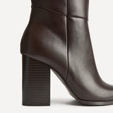 Avery Brown High Leg Boots