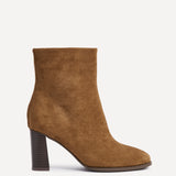 Approach Tan Block Heel Ankle Boots